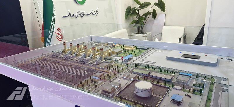 ماکت نیروگاه سیکل ترکیبی